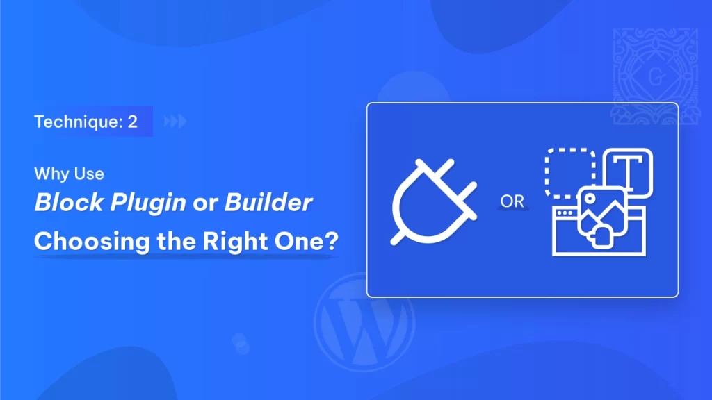 Block plugin or builder