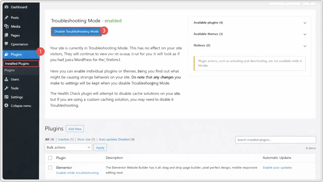 Plugin or Theme Conflicts