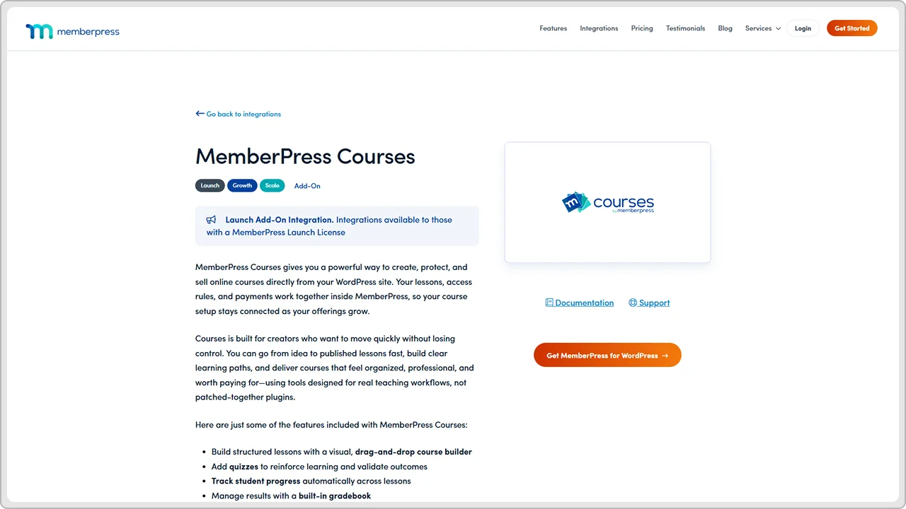 MemberPress Courses